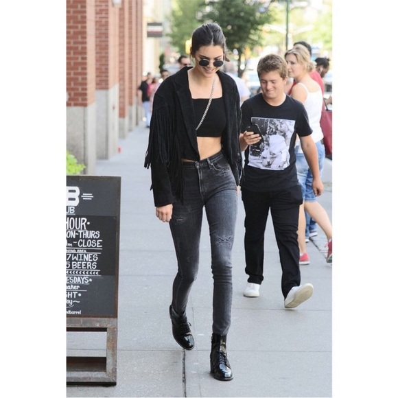Citizens of Humanity Carlie High Rise Skinny in Black Oak Size 26